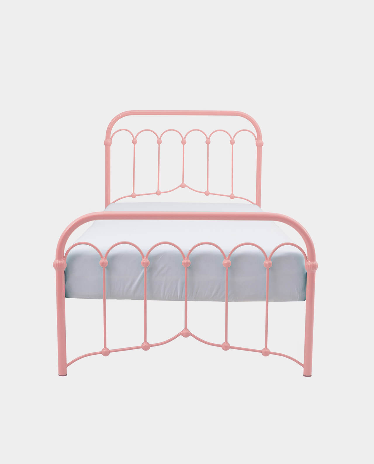 Kinderbett Metall rosa AVIA