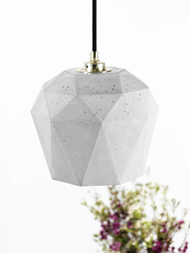 Esstischlampe Beton Pendelleuchte - Beton Hängelampe
