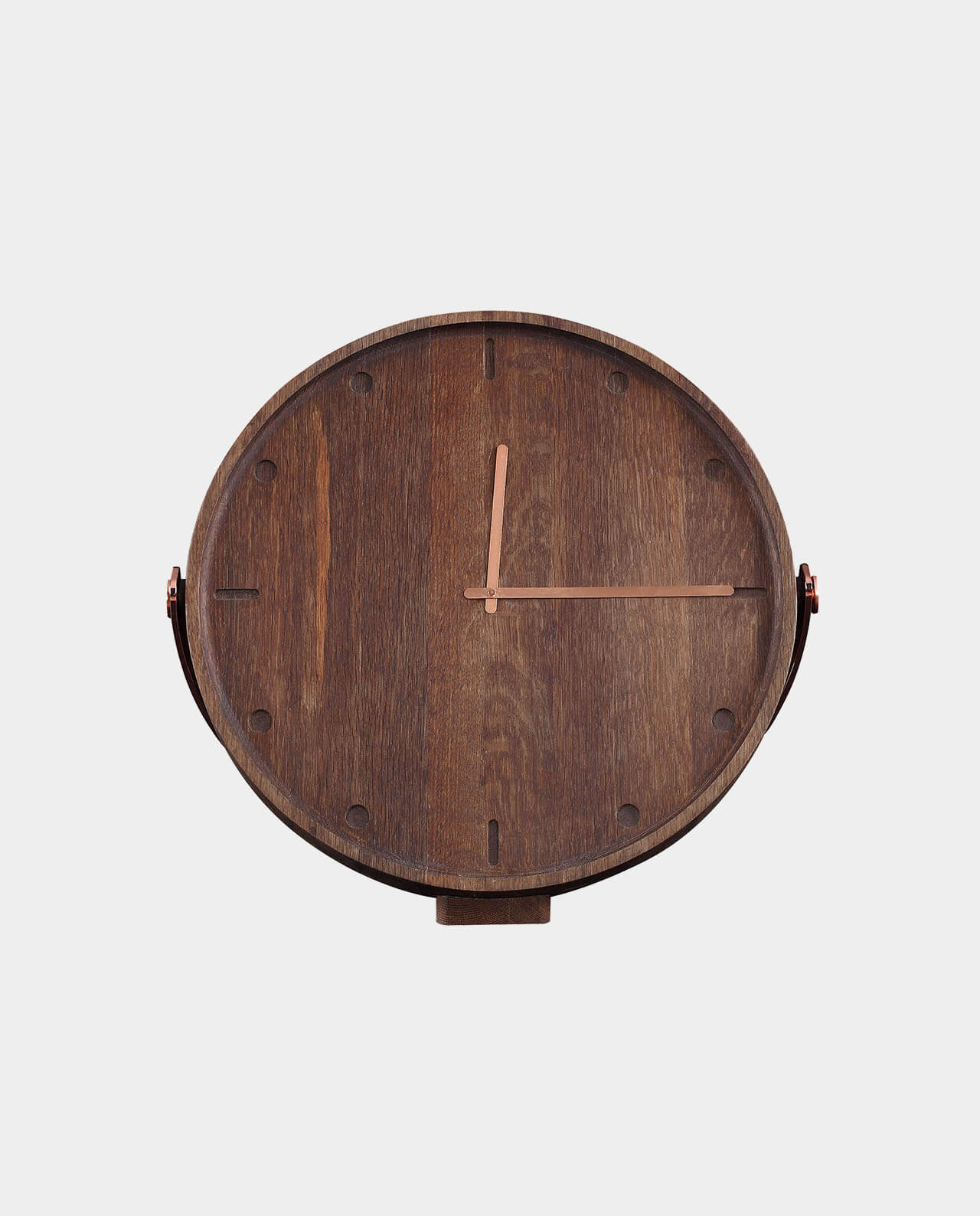 Wand- & Tischuhr CLARA OAK