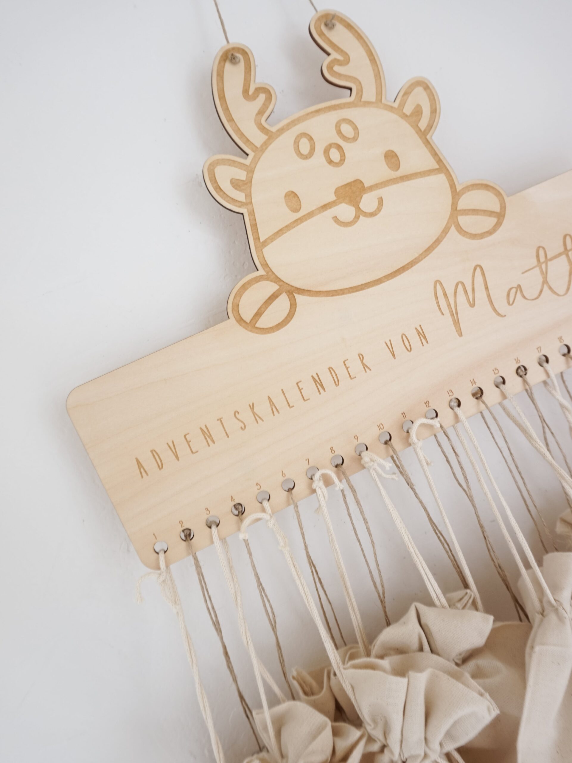 Personalisierter Adventskalender NOEL