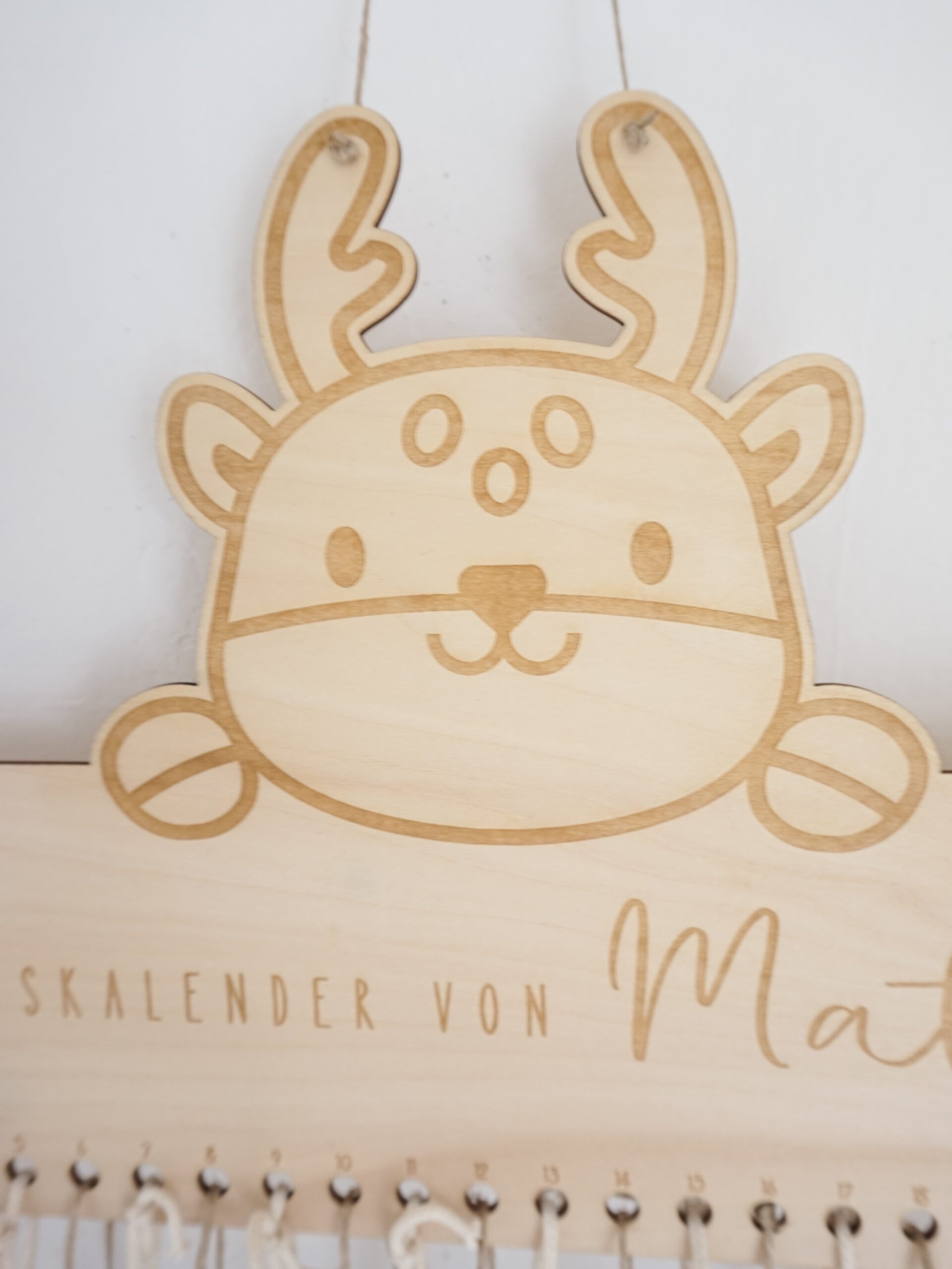 Personalisierter Adventskalender NOEL