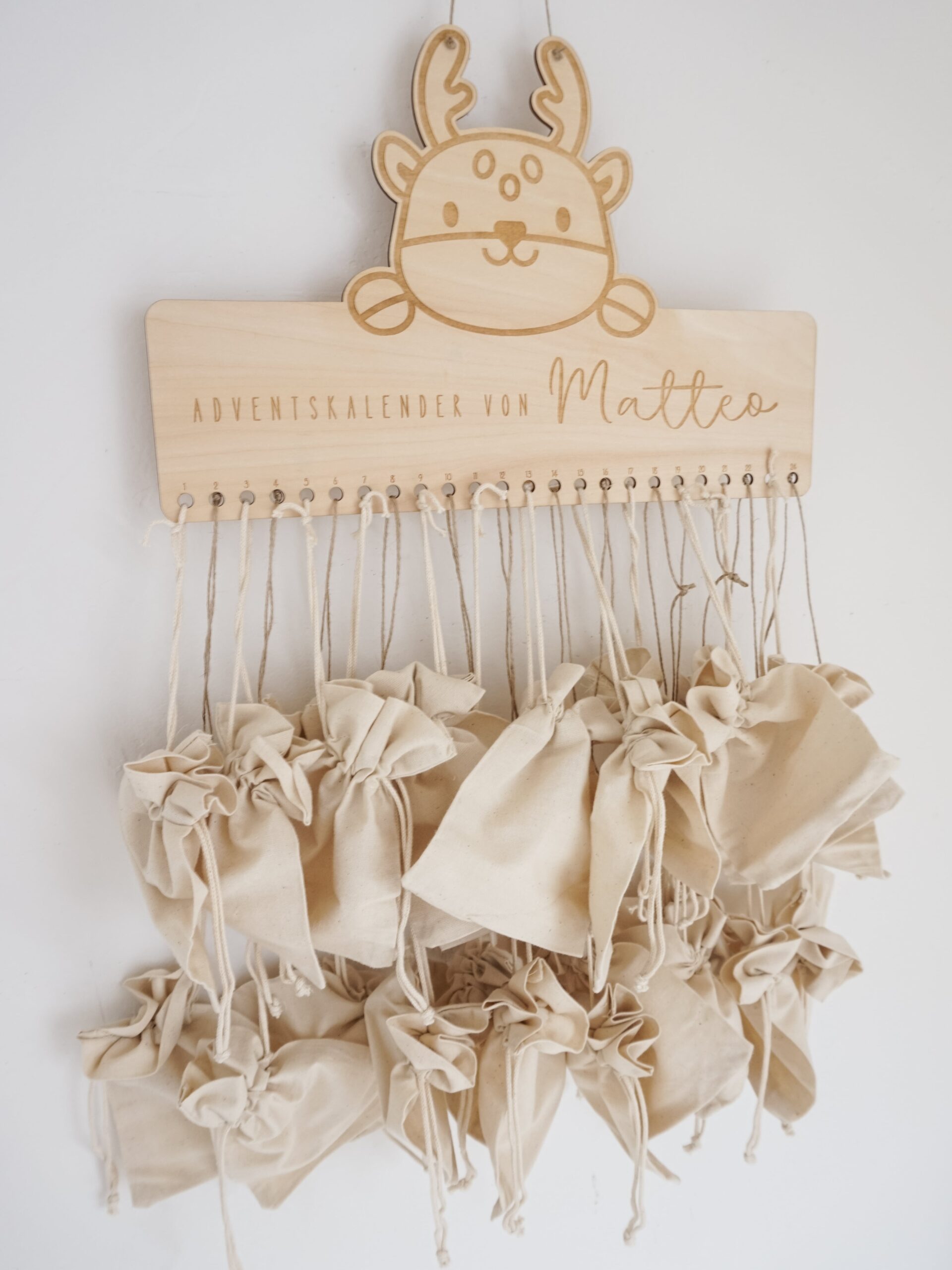 Personalisierter Adventskalender NOEL