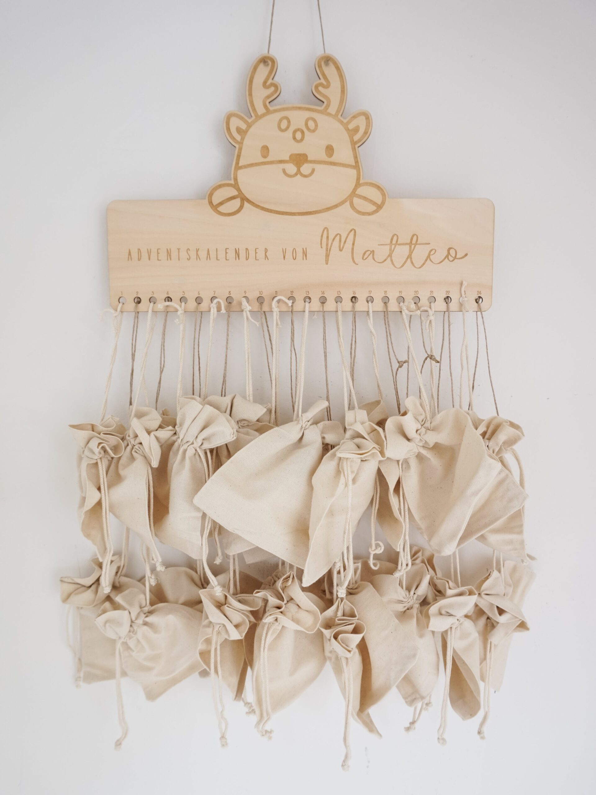 Personalisierter Adventskalender NOEL